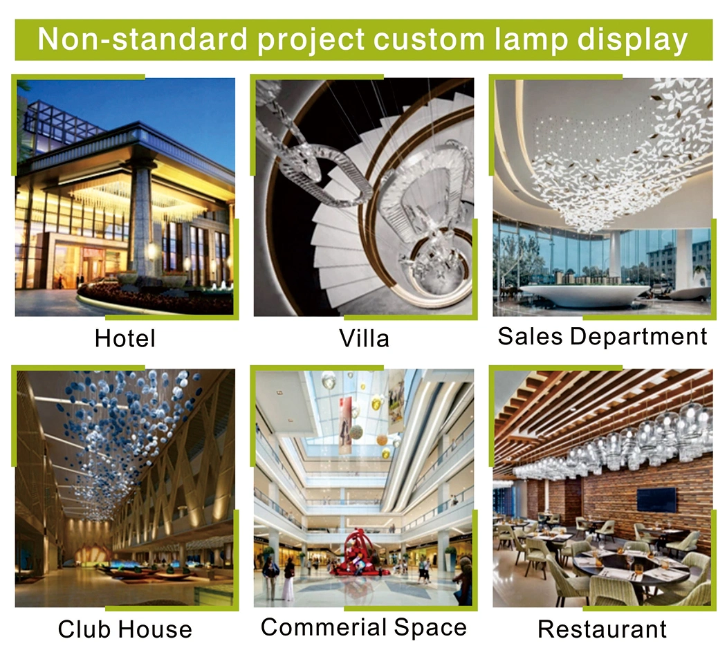 Modern Creative Maple Leaf Modeling Crystal Lighting Fixture Club Hall Non-Standard Engineering Art Chandelier