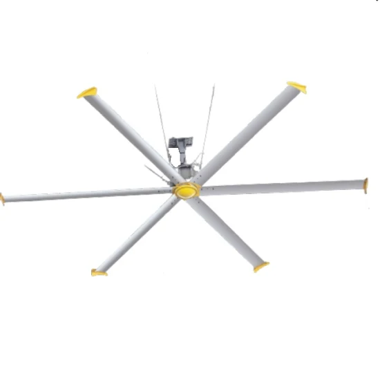 Tcds-8 (1.5KW) Aluminum Magnesium Alloy Blade AC Hvls Industrial Ceiling Fan with Inner Rotor Pm Motor Use for Factory Cooling Air with CE, CCC, Rohs, ISO