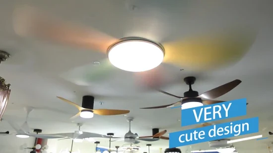 Smart Ceiling Fan with Light Ceiling Fan 5 Blades Villa 220V Modern Ceiling Fan with LED Light