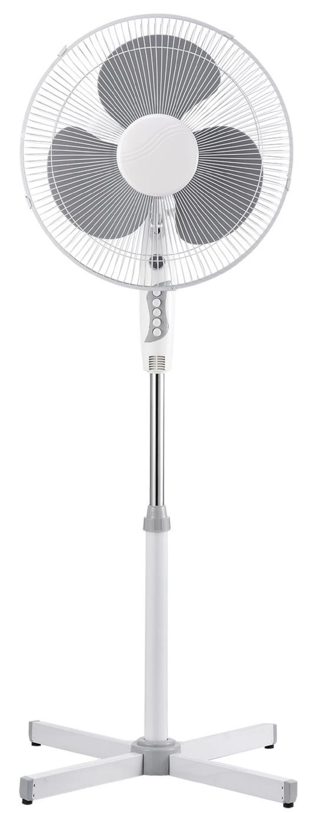 16 Inch Basic Europe Stand Fan with Cross Base Basic Customization Sample Customization Electric Fan DC Fan Ceiling Fan Electric Fan Pedestal Fan