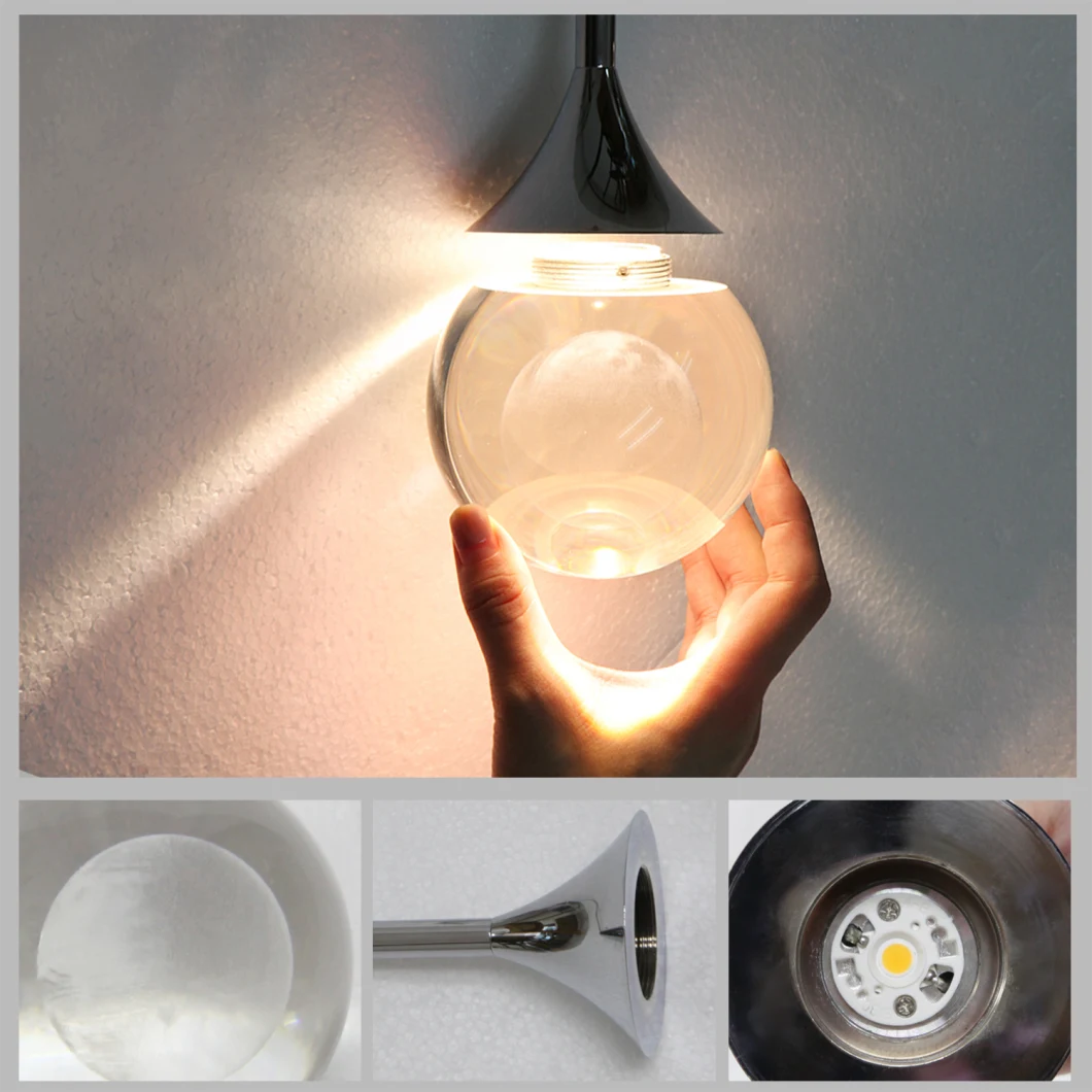 Masivel Lighting Modern Decorative Crystal Pendant Light Indoor Light LED Chandelier Light