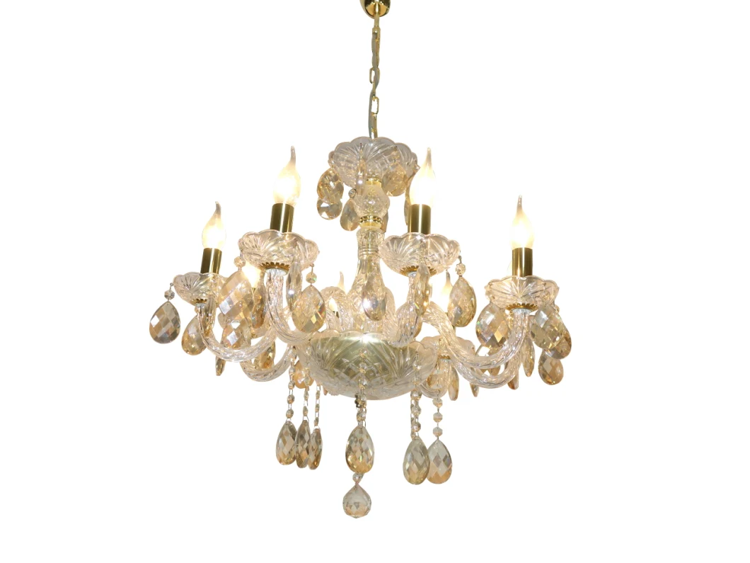 Wholesale Glass Candle Crystal Chandelier Hot Selling Designer Glass Candle Crystal Chandelier