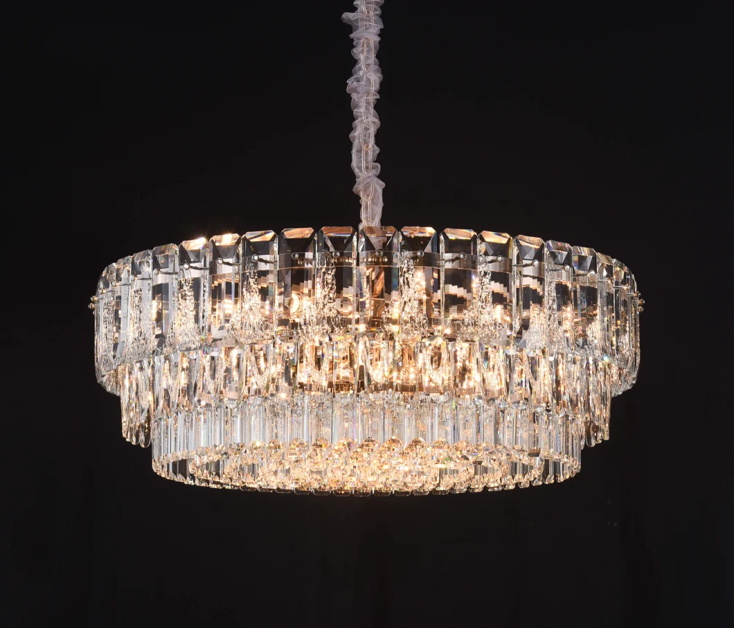 Factory Wholesale High-End Luxury Crystal Chandelier Entertainment Department Decorative Crystal Chandelier