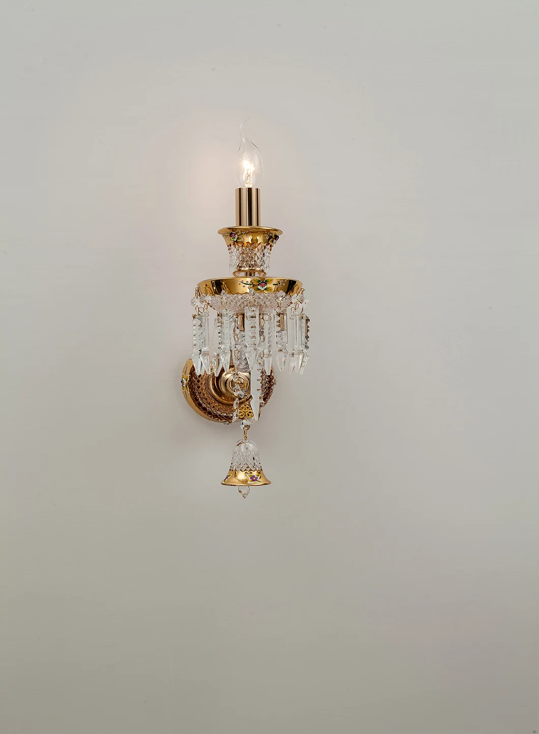 European Style Luxurious Indoor Living Room, Hotel Project Decoration Light K9 Gold Crystal Chandelier (BL595/12+6)