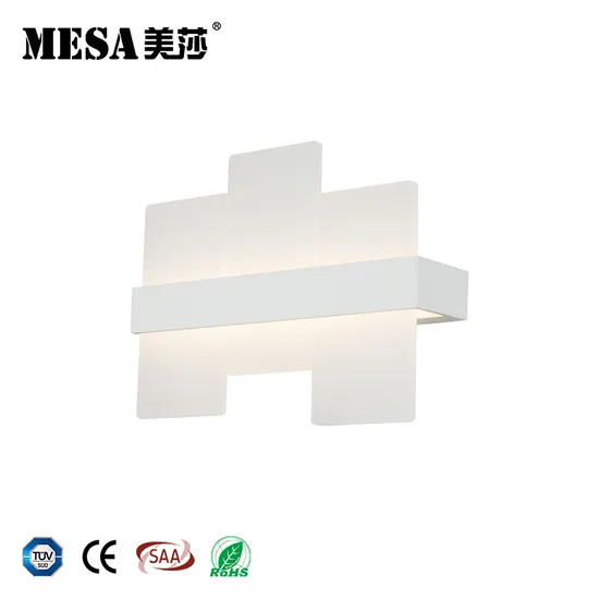Stylish LED Wall Lamp Aluminum + Acrylic Decorative LED Light for Indoor Household